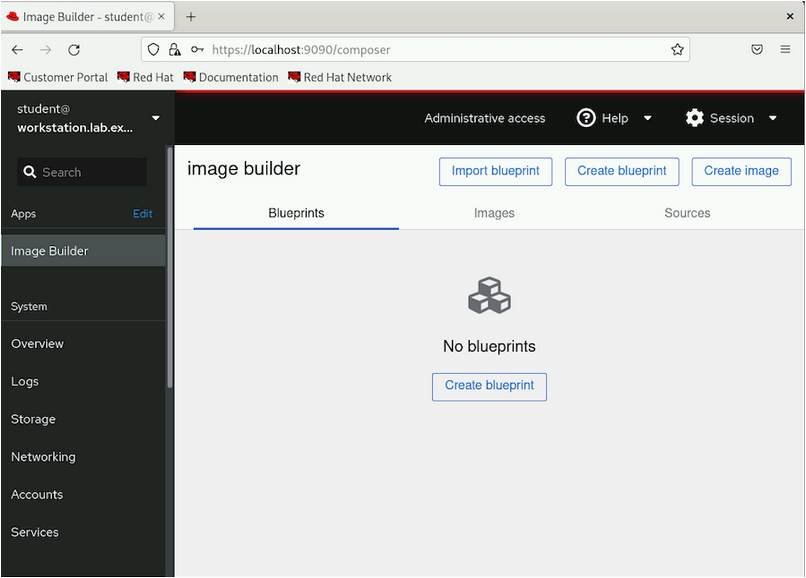 Image builder interfaces :: Red Hat Enterprise Linux: Create System ...