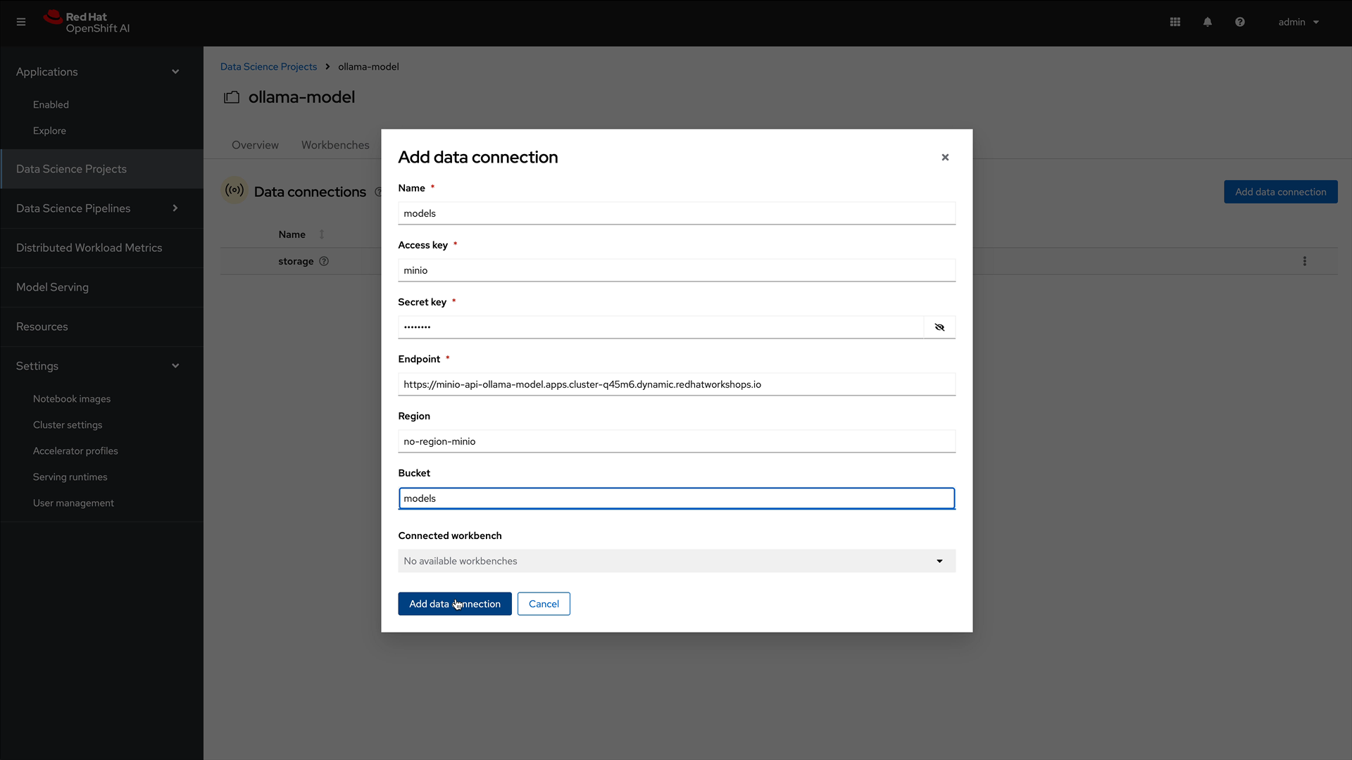 dataconnection models