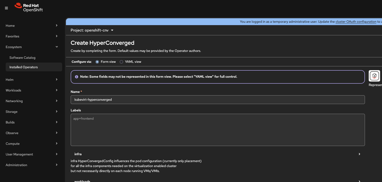 Installing and Configuring OpenShift Virtualization Operator ...