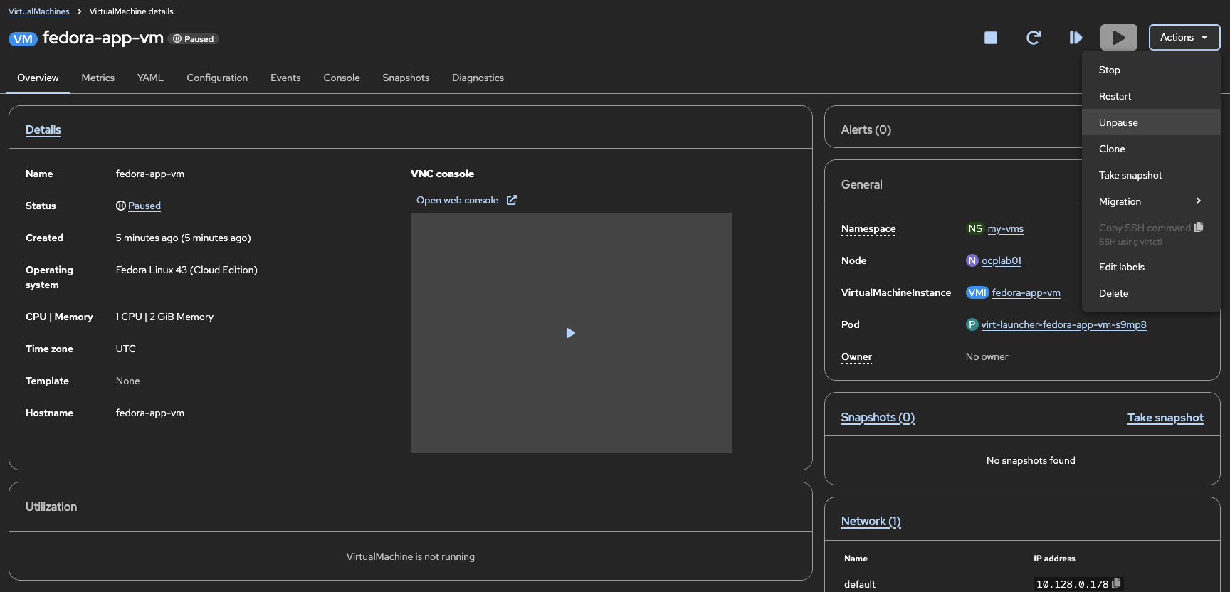 Understanding VM Lifecycle States and Basic Operations :: OpenShift ...