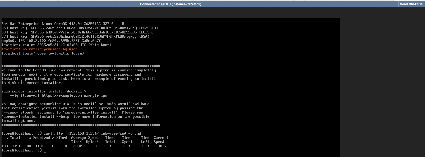 Lab (2 of 2) :: Red Hat OpenShift Container Platform 4: Baremetal UPI ...