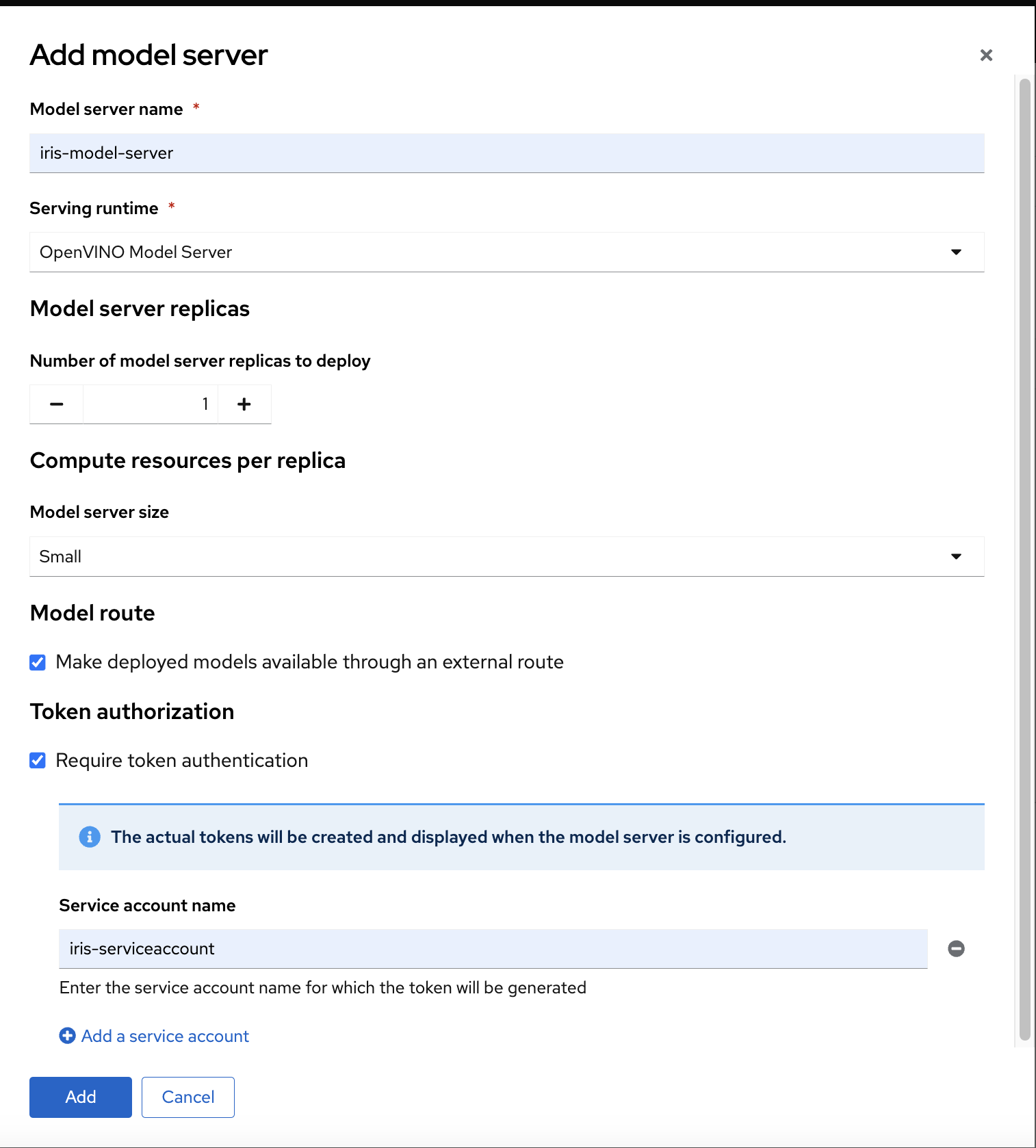 Server Form Images OpenVINO Model Serving :: Deploying Machine Learning Models with Red ...